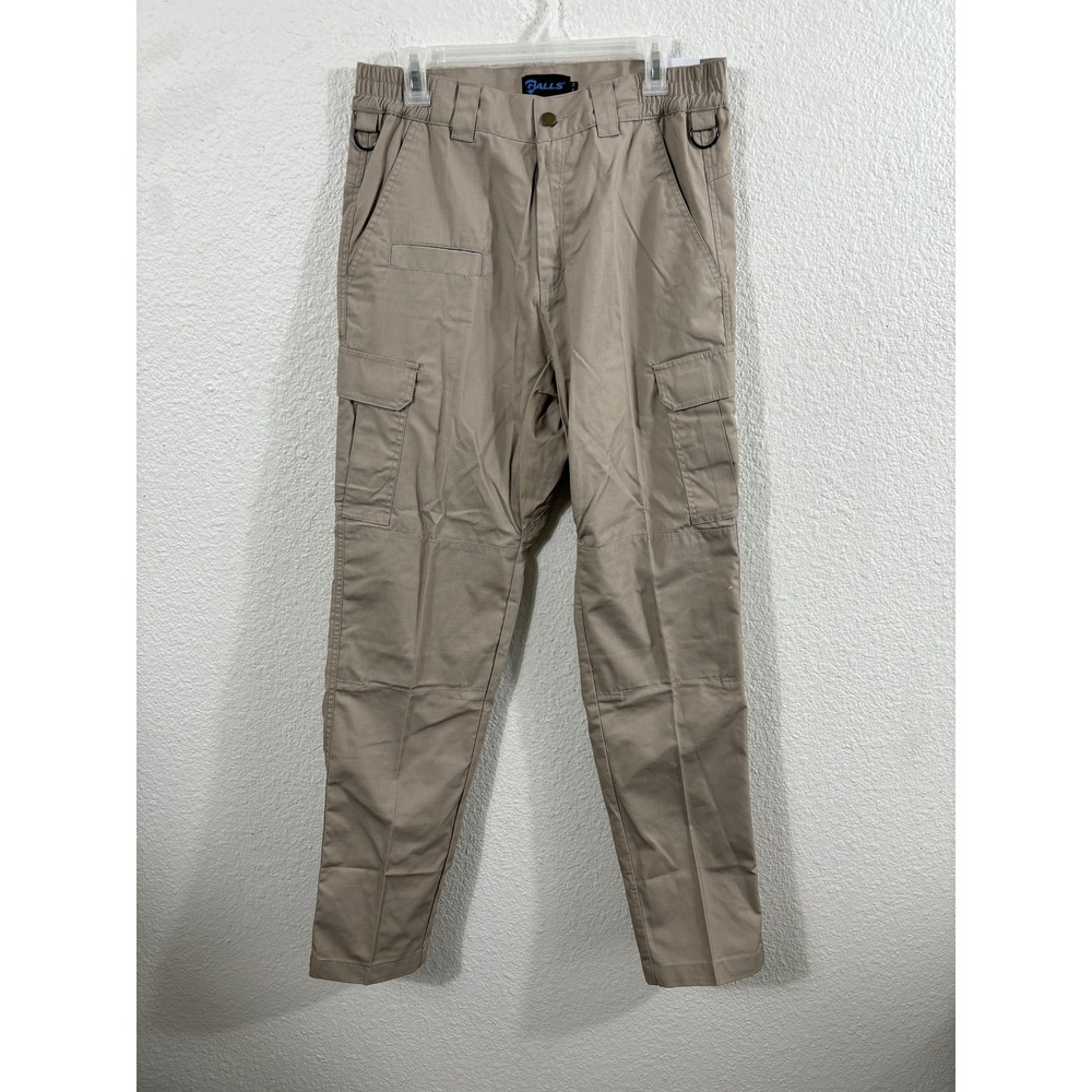 Galls‎ Tac Force Tactical Pants Mens 30x34 Khaki Ripstop Cargo Utility TR2597